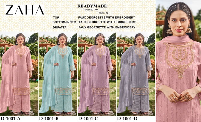 Aamira By Zaha Faux Georgette Pakistani Readymade Suits Wholesale Shop In Surat
